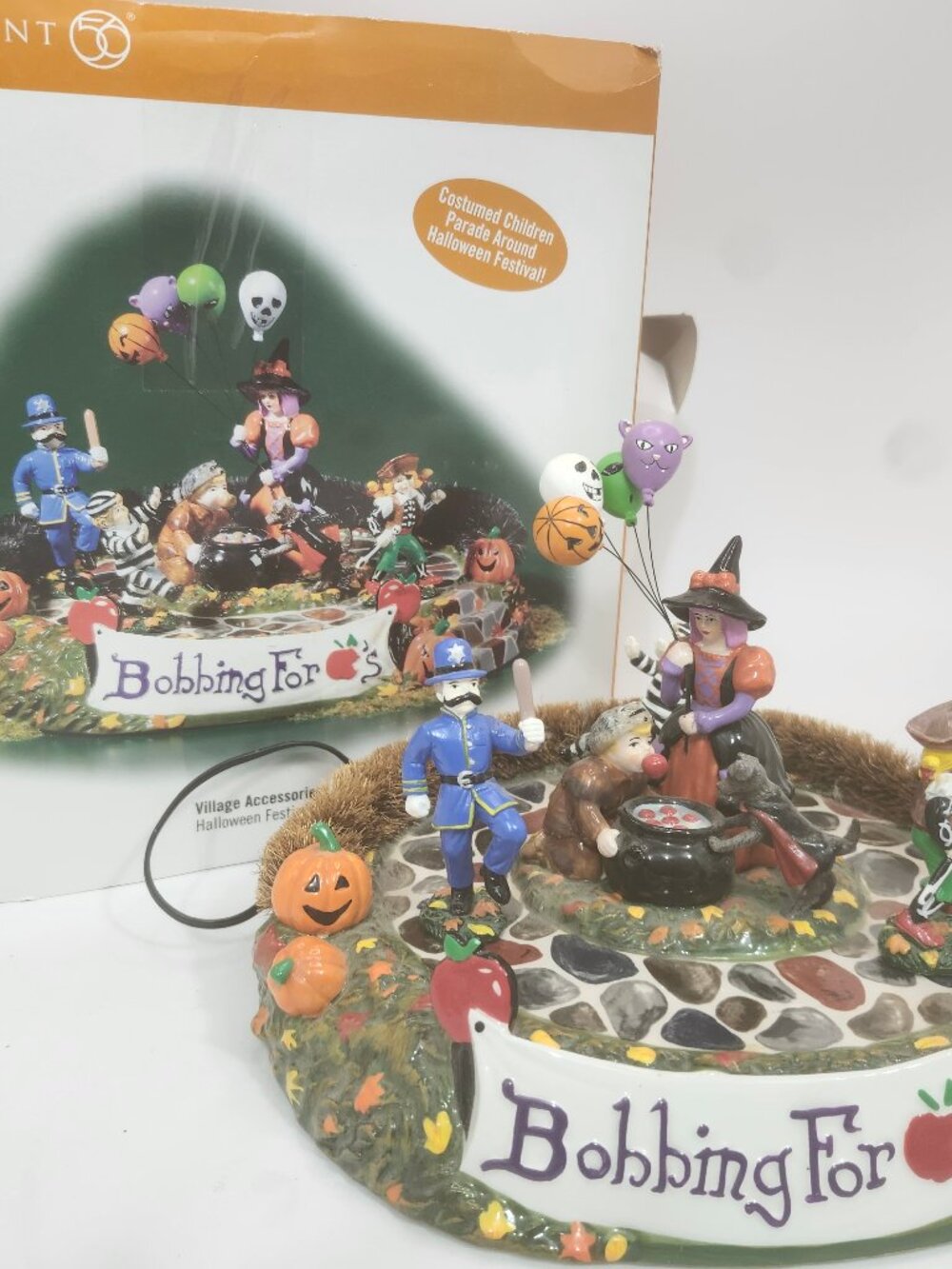 Vintage Retired Department 56 Halloween Festival Decor